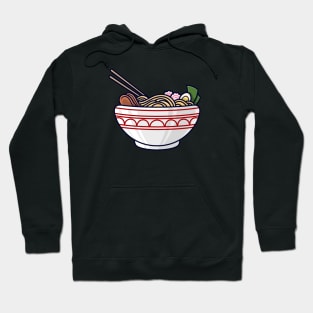 ramen cartoon illustration Hoodie